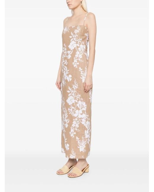 Reformation Natural Frankie Linen Dress