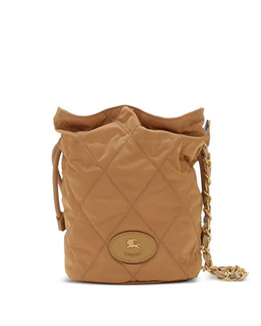 Burberry Brown Reversible Horseshoe Chain Pouch