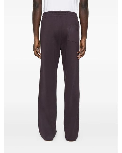 Casablanca Blue Side-Stripe Cotton Trousers for men