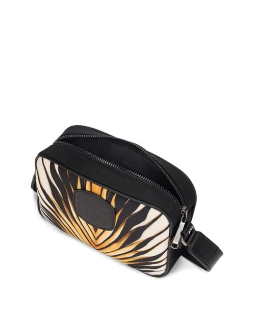 メンズ Roberto Cavalli Ray Of Gold カメラバッグ White