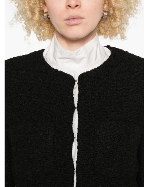 IRO Black Bouclé Jacket