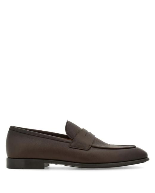 Ferragamo Brown Penny Loafers for men