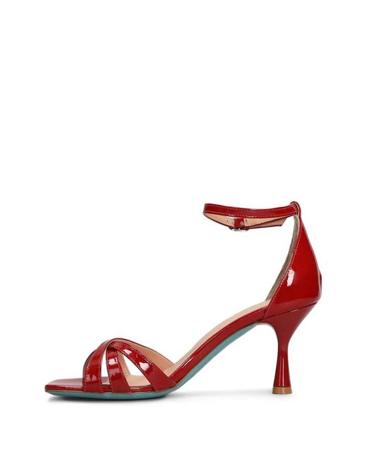 Fratelli Russo Red 70Mm Leather Sandals