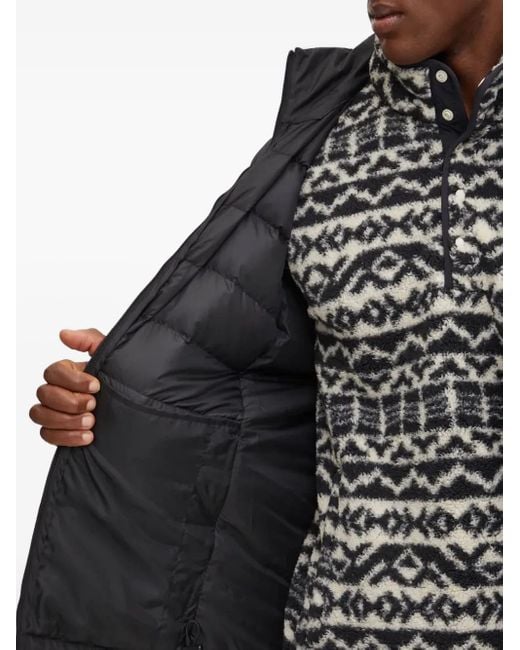 Adidas Gray Terrex Quilted-Panel Down Jacket for men