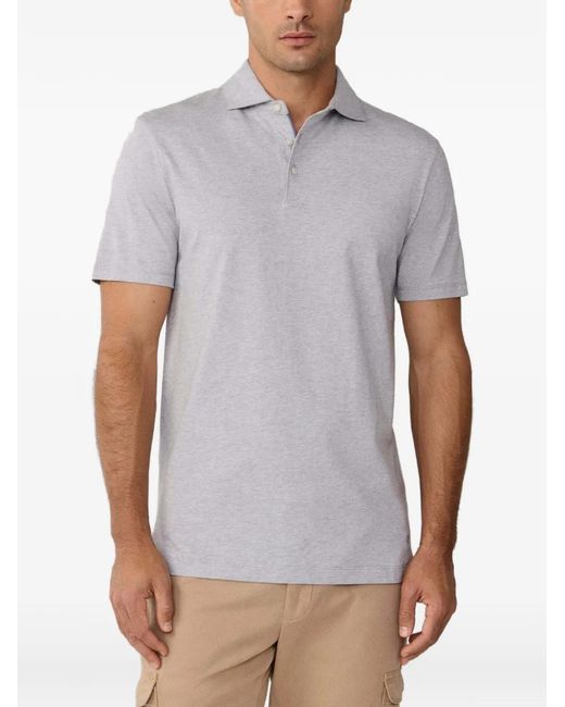 Hackett White Short-Sleeve Polo Shirt for men