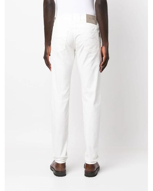 Vaqueros Rectos Moorer de hombre de color White
