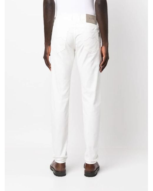 Vaqueros Rectos Moorer de hombre de color White