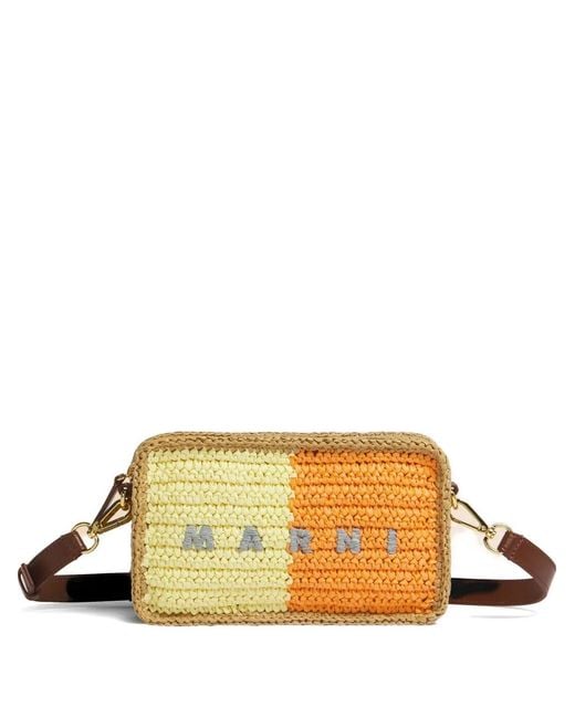 Marni Metallic Seaside Colour-Block Camera Bag