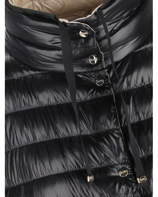 Herno Black High-Neck Padded Jacket