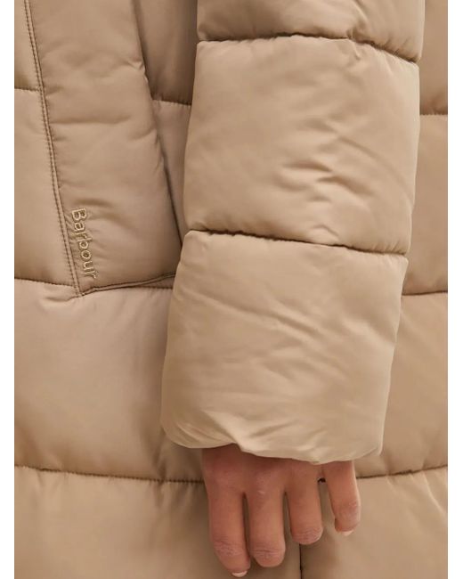 Barbour Natural Button-Fastening Padded Coat