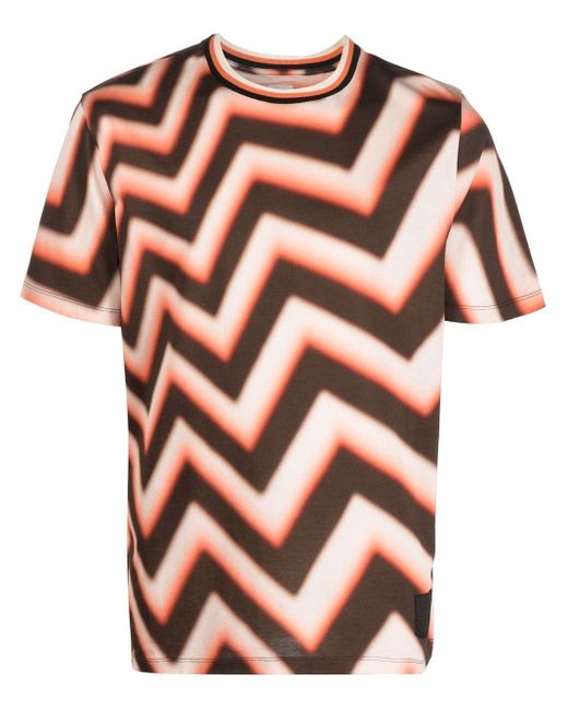 Paul Smith Zig-zag Tie-dye T-shirt in Red (Pink) for Men | Lyst Canada