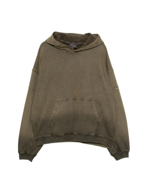 TEAM WANG design Green Reset Hoodie