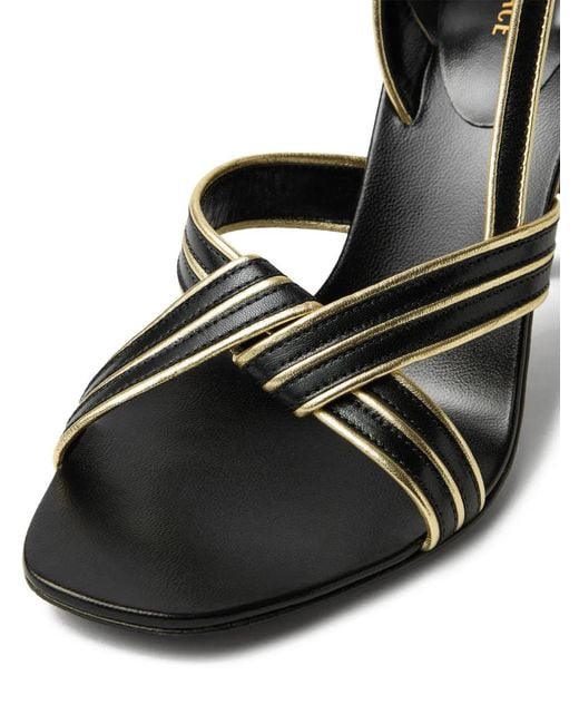 Versace White Gianni Nappa Sandals 90 Mm
