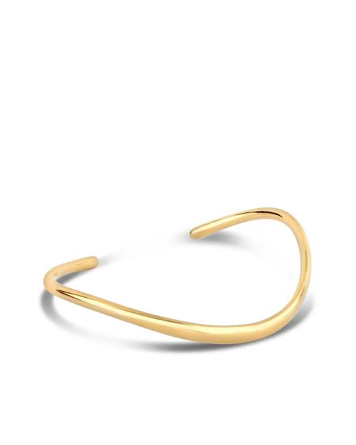 Dinny Hall Metallic 9K Wave Cuff Bracelet