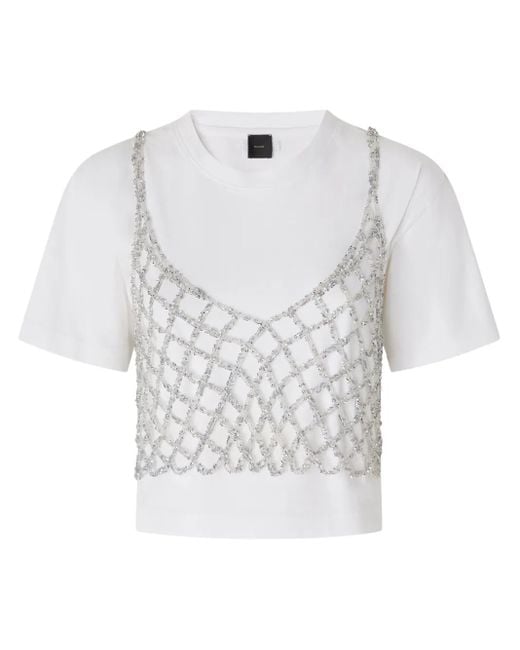 Pinko レイヤード Tシャツ White