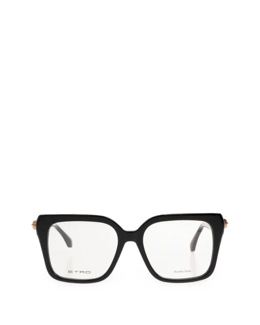 Occhiali Squadrati di Etro in Black