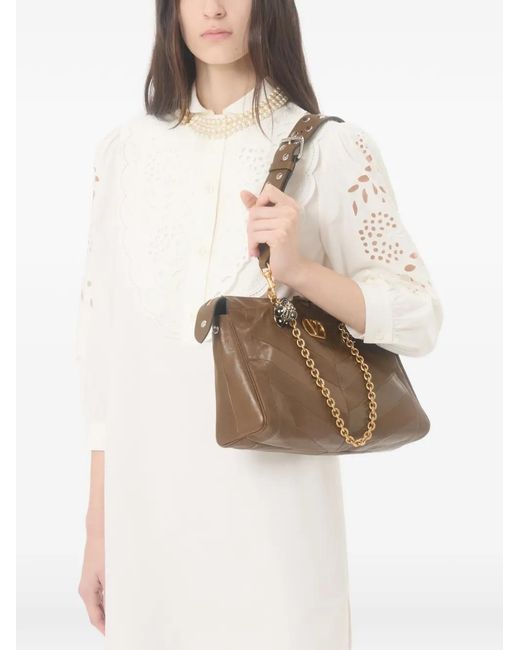 Valentino Garavani White Broderie-Anglaise Shirt Dress