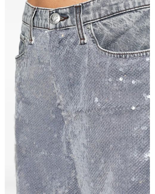 Rag & Bone Gray Logo-Patch Denim Jeans