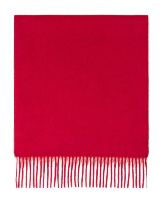 Écharpe À Franges Lanvin pour homme en coloris Red