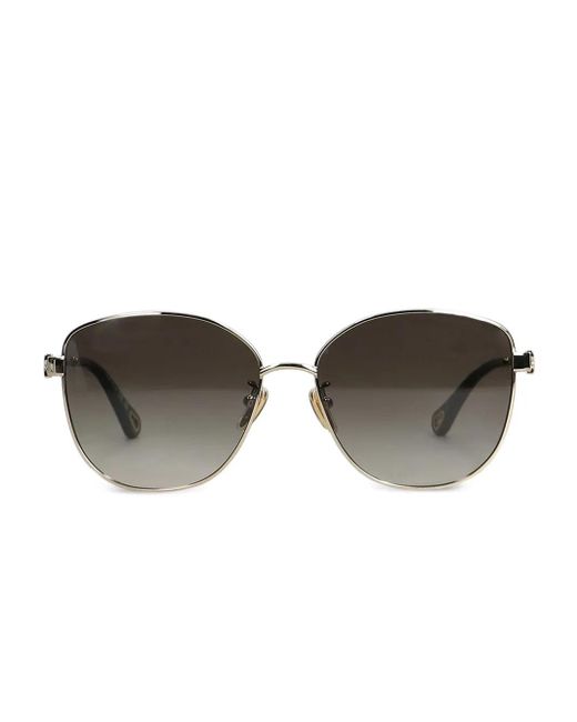 Occhiali Da Sole Squadrati di Chloé in Brown