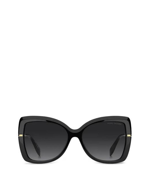 Marc Jacobs Zonnebril Met Cat-Eye Montuur in het Black