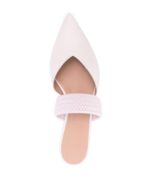 Malone Souliers White Maisie Mules