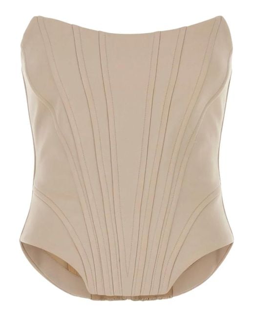 GIUSEPPE DI MORABITO Natural Wool Structured Corset