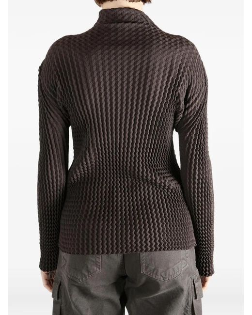 Issey Miyake Gray Spongy-66 Zip Jacket