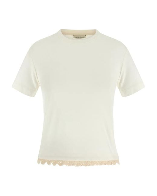 Magda Butrym White 'Pf 25 Tshirt O2' T-Shirt