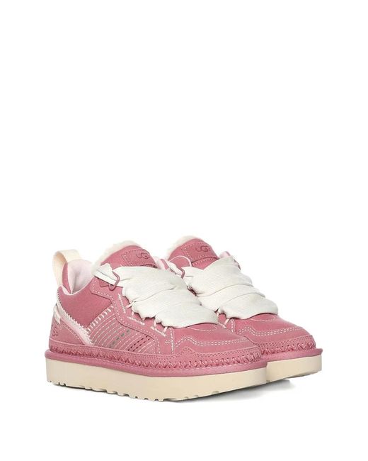 Ugg Pink Lowmel Meadow Sneaker