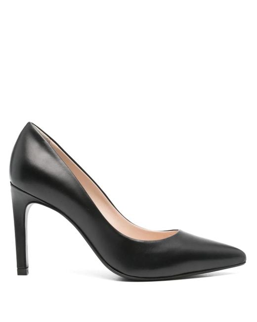 Calvin Klein レザーパンプス Black