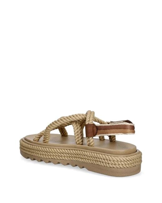 Bohonomad Natural Rope-Detail Platform Espadrilles