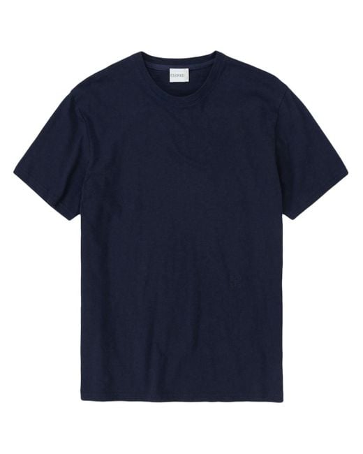 Closed T-shirt Van Biologisch Katoen in het Blue voor heren