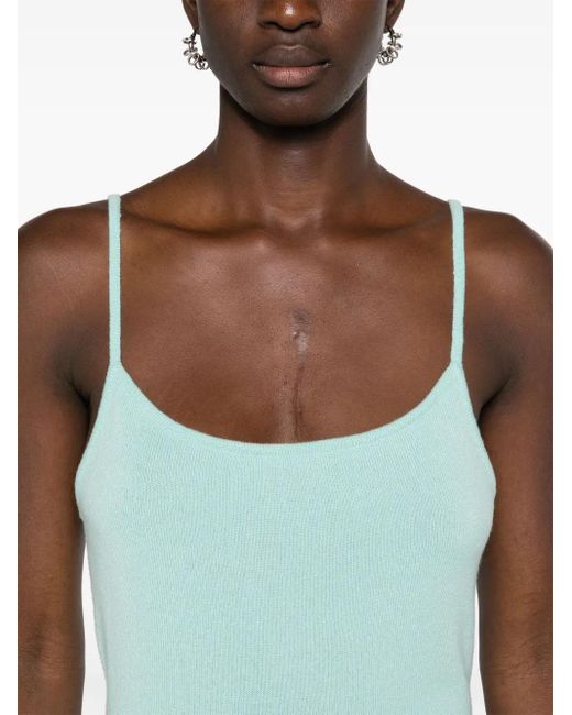 Teddy Cashmere Blue Rapallo Cashmere Tank Top