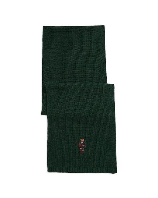 Polo Ralph Lauren Green Embroidered Scarf for men