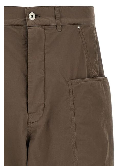 Rick Owens Brown Stefan Ripstop Cargo Pants for men