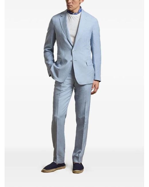 Ralph Lauren Blue Hadley Two-Button Blazer for men