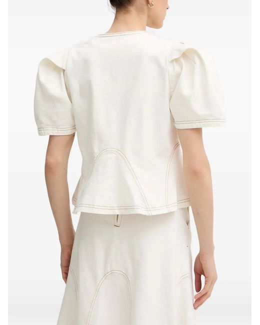 Munthe White Baynor Blouse