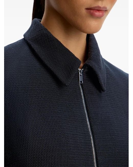 12 STOREEZ Blue Zip-Up Jacket
