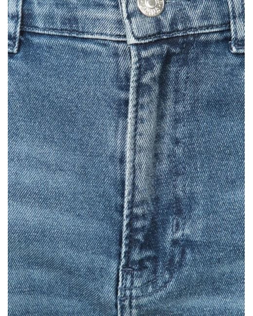 Moschino Blue Logo-Patch Jeans