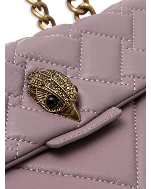 Borsa A Tracolla Trapuntata Kensington di Kurt Geiger in Purple