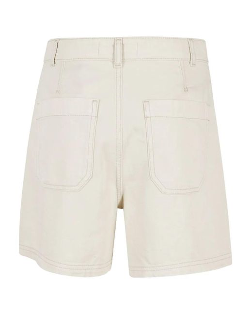 IRO White Fayez Shorts