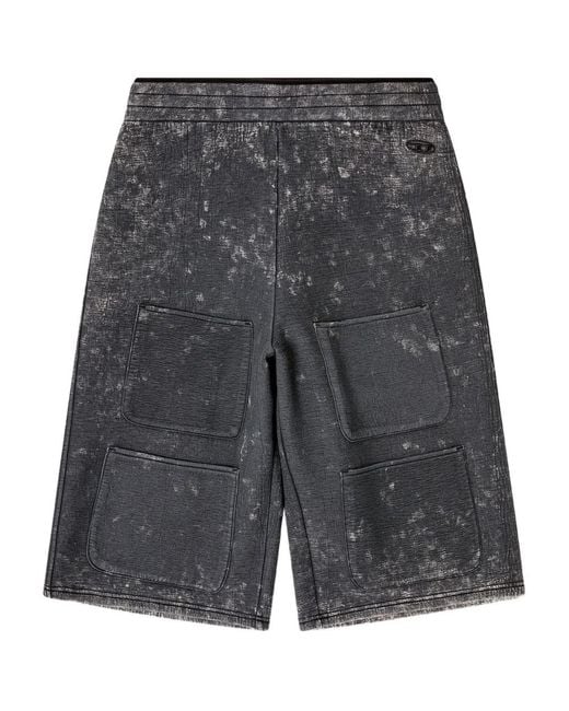 DIESEL Gray S-Typ Patch-Pocket Shorts