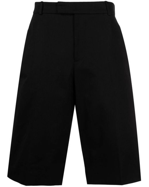 Alexander McQueen Black Knee-length Tailored Shorts for men