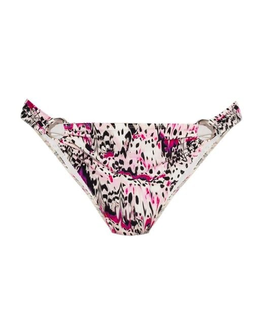 Isabel Marant Pink Ring-Detail Bikini Bottoms