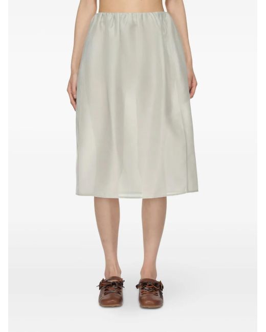 Amomento Natural Shirring Skirt