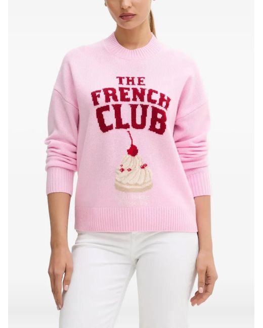From Future Pink Cashmere Sweater