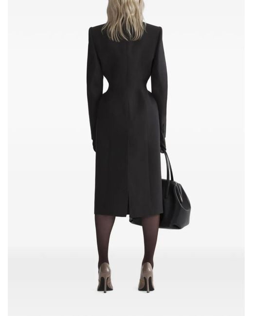 Mugler Black Hourglass Coat