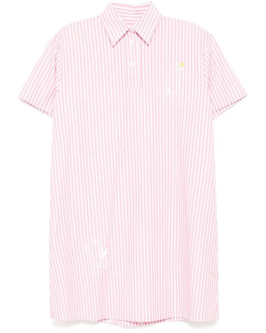 Joshua Sanders Pink Smilet Striped Dress