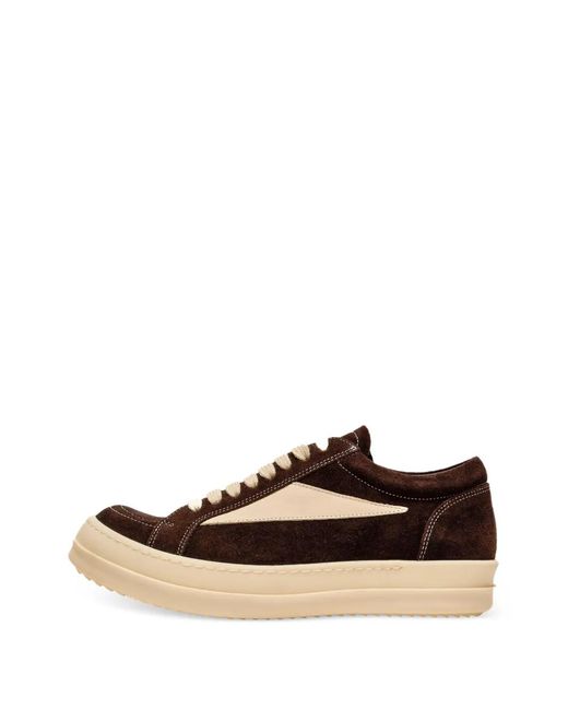 Rick Owens Brown Hollywood Panel Sneakers for men